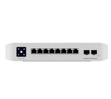 Ubiquiti UniFi Managed 8-port Gigabit Switch, 6xGbE PoE+, 2xGbE PoE++, 2x10G SFP+, 120W (USW-Pro-8-PoE) - Umag