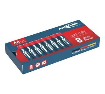 Ansmann Alkaline Battery AA LR6 8 pcs. cardboard box - Umag