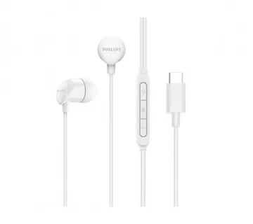 Philips žične slušalice USB-C TAE2146WT, bijele - Umag