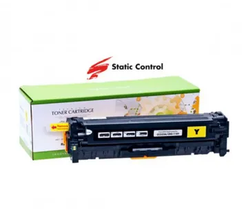 Toner Static Control HP Canon CC532A Yellow - Umag