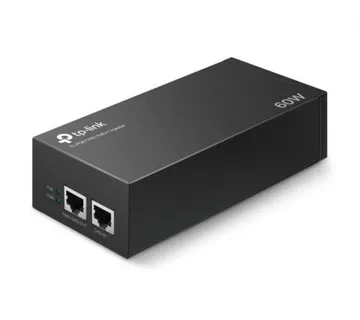 TP-Link PoE++ Injector Adapter, 1×Gbit PoE Port, 1×Gbit Non-PoE Port, 802.3at/af/bt, Data+Power po istom kablu do 100m, metal - Umag