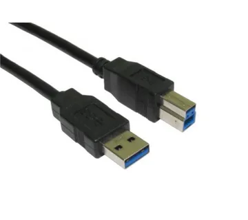 NaviaTec USB 3.0 A muški na B muški kabel, 1,8m, crni - Umag