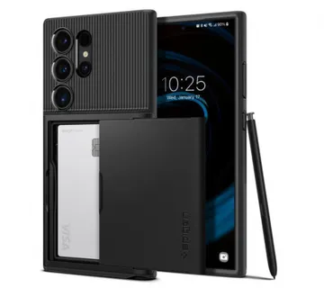 Spigen Slim Armor CS, black zaštitna maska za telefon - Samsung Galaxy S24 Ultra (ACS07306) - Umag
