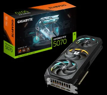 GIGABYTE Video Card NVIDIA GeForce RTX 5070 GAMING OC 12G (12GB GDDR7/192bit, PCI-E 5.0, Recommended - Umag