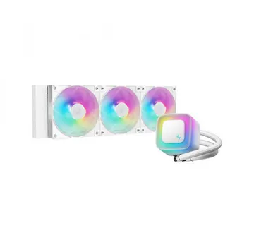 AIO Liquid Cooler DeepCool LE360 WH V2, 360mm, ARGB, - Umag