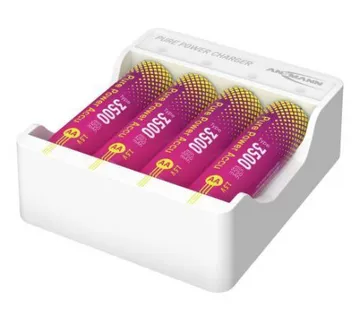 Ansmann Pure Power Set 4× AA HR6 battery packs and charging module - Umag