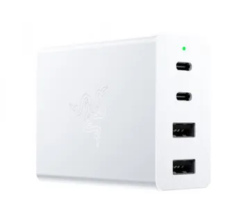 Razer 4-port USB-C 130W GaN, 2x USB-C PD 100W, 2x USB-A, bijeli - Umag