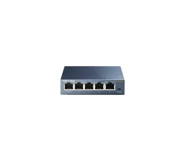 Switch TP-Link TL-SG105, 5-port Metal Gigabit Switch, 5 10/100/1000M RJ45 ports, supports GMP Snoopi - Umag