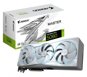 GIGABYTE AORUS GeForce RTX 5080 MASTER ICE 16G NVIDIA 16 GB GDDR7 - Umag