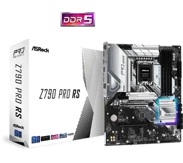 ASRock MB Z790 PRO RS , S.1700, 4xDDR5/7200(OC), PCIe 5.0, 2.5G-LAN, HDMI/DP, USB-C, ATX - Umag