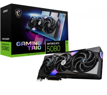 MSI GAMING GEFORCE RTX 5080 16G TRIO OC grafička kartica NVIDIA 16 GB GDDR7 - Umag