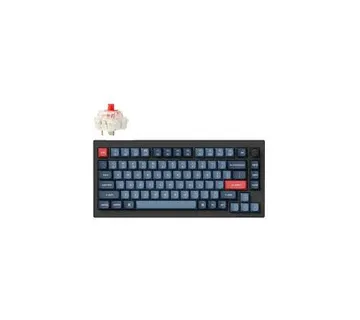 Tipkovnica Keychron V1M-D1 Black RGB75% Layout/BT/2.4GHz/Wired/Red Switch - Umag