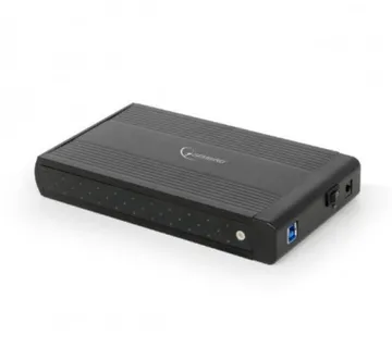 Gembird External USB 3.0 enclosure, black - Umag
