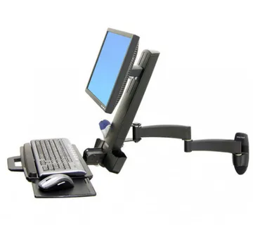 Ergotron Series 200 Combo swivel arm, wall mount (black) - Umag