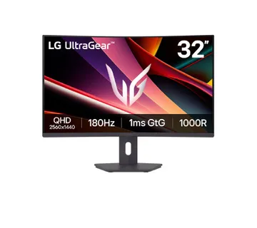LG 32G600A 31,5" QHD VA, 180Hz, HDMI, HAS, 1000R - Umag