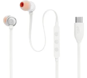 JBL Tune 310C In-ear USB-C slušalice s mikrofonom, bijele - Umag