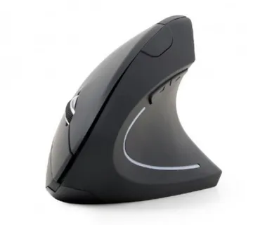 Gembird Ergonomic 6-button Wireless optical mouse, black - Umag