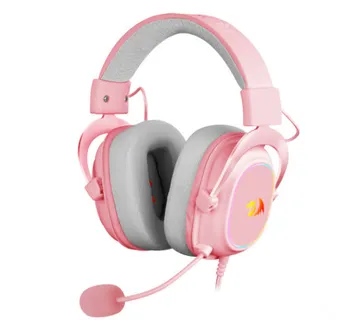 Headset - Redragon Zeus-X Pink - Umag