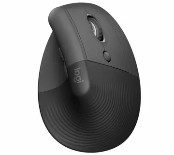 Logitech Lift, ergonomski miš, crni - Umag