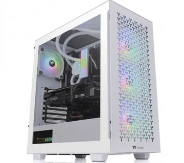 Thermaltake V350 TG ARGB Air Snow Mid Tower Chassis - Umag