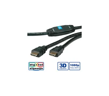Roline HDMI kabel, HDMI M - HDMI M, 30m, sa pojačanjem - Umag