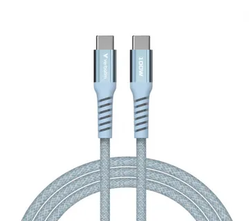 Verbatim Sync &amp; Charge Magnetic kabel USB-C na USB-C, M/M, 100W PD3.0/QC3.0, plavi, 1.2m - Umag