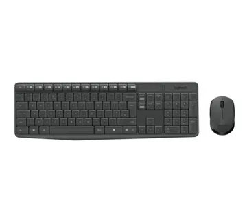 Logitech MK235 bežična tipkovnica+miš, USB, crna (920-007931) - Umag