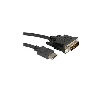 Roline DVI kabel, DVI-D (18+1) - HDMI, M/M, 2.0m, crni - Umag