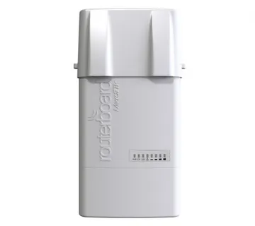 Mikrotik RB912UAG-5HPnD-OUT, BaseBox 5, 600Mhz CPU, 64MB RAM, 1xG-LAN, USB, miniPCIe, 5Ghz 802.11a/n 2x2 chain, 2× RP-SMA, Ro - cover