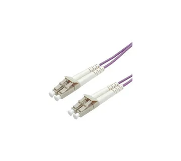 Roline VALUE optički kabel 50/125µm LC/LC Duplex, OM4, 5.0m, ljubičasti - Umag