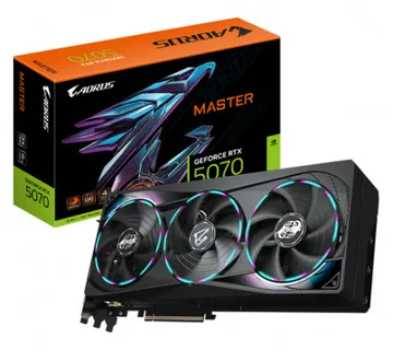 GIGABYTE AORUS GeForce RTX 5070 MASTER 12G NVIDIA 12 GB GDDR7 - Umag
