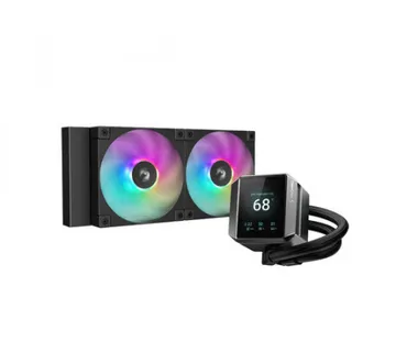 AIO Liquid Cooler DeepCool MYSTIQUE 240 ARGB, 240mm, RGB, LCD - Umag