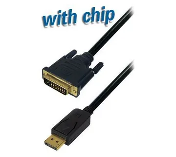 Transmedia DisplayPort plug to DVI 24 1 plug, 3,0 m - Umag