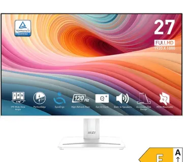 Monitor MSI PRO MP275W E2 27" / FHD / 120Hz / 1ms (MPRT) (white) - Umag