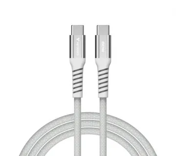 Verbatim Sync &amp; Charge Magnetic kabel USB-C na USB-C, M/M, 60W PD3.0/QC3.0, sivi, 1.2m - Umag