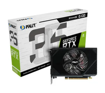 Palit GeForce RTX3050 StormX 6GB GDDR6/96-bit, PCIe 4.0, DVI/HDMI/DP - Umag