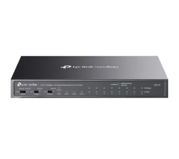 TP-Link Omada 8-Port 10 100Mbps 3-Port Gigabit Unmanaged Desktop Switch with 8-Port PoE - Umag