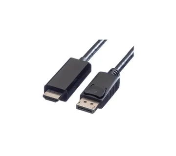 Roline VALUE DisplayPort kabel v1.2, DP - UHDTV, M/M, 5.0m, crni - Umag