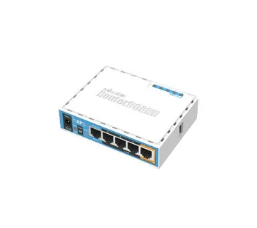Mikrotik RB952Ui-5ac2nD hAP ac lite, 650MHz CPU, 64MB RAM, 5xLAN, 2.4Ghz 802.11b/g/n/ 5Ghz 802.11ac, USB, PSU, RouterOS L4 - Umag