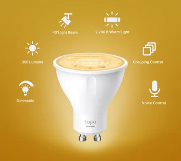 TP-Link Tapo L610 Smart Wi-Fi Spotlight, Dimmable - Umag