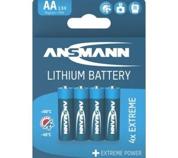 Ansmann Lithium Battery AA FR6 4 pcs. blister packaging - Umag