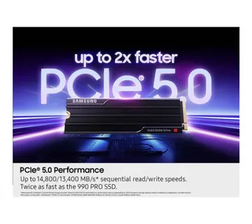 SAMSUNG 9100 PRO SSD Heatsink 2TB M.2 - Umag