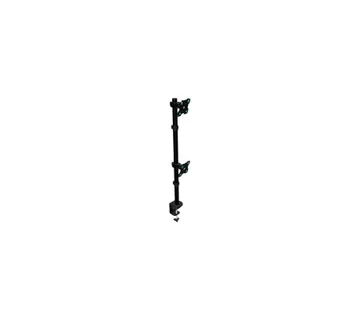 ONKRON Desk Mount for Two Monitors 13 - 34" up to 8 kg, Tilt-Swivel, with Rotation, Black - Umag