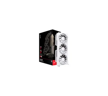 XFX Swift AMD Radeon RX 9070XT White Triple fan Gaming Edition with 16GB GDDR6 HDMI 3xDP, AMD RDNA 4 - cover
