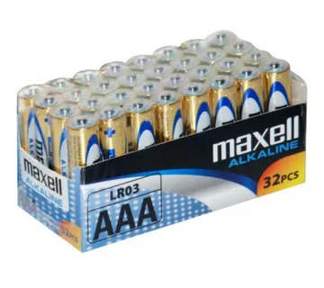 Maxell alkalne baterije LR-3/AAA, 32 komada - Umag