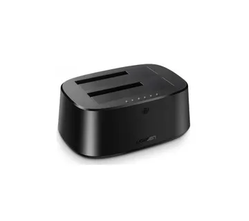 UGREEN Docking stanica 2×2.5"/3.5" SATA HDD, funkcija kloniranja, USB 3.0 - Umag