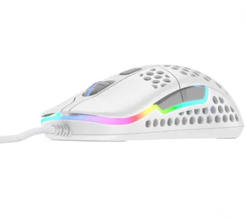 Cherry XTRFY M42 optički RGB igraći miš, 16000 cpi, USB, bijeli - cover