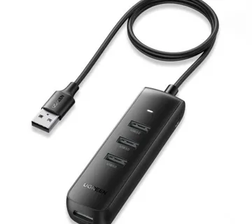 UGREEN 4-portni USB-A HUB 4×USB-A 3.0, 1.0m, crni - Umag