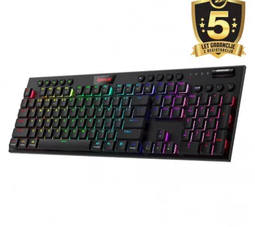 KEYBOARD - REDRAGON HORUS PRO K618RGB-PRO WIRED & 2.4G & BT RED SWITCH - Umag