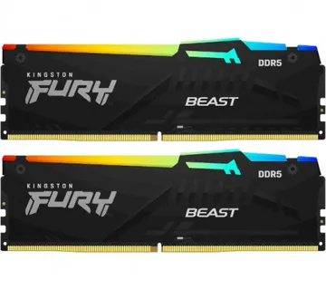 Kingston DDR5 32GB 6000MHz,2x16G, FURY Beast RGB E - Umag
